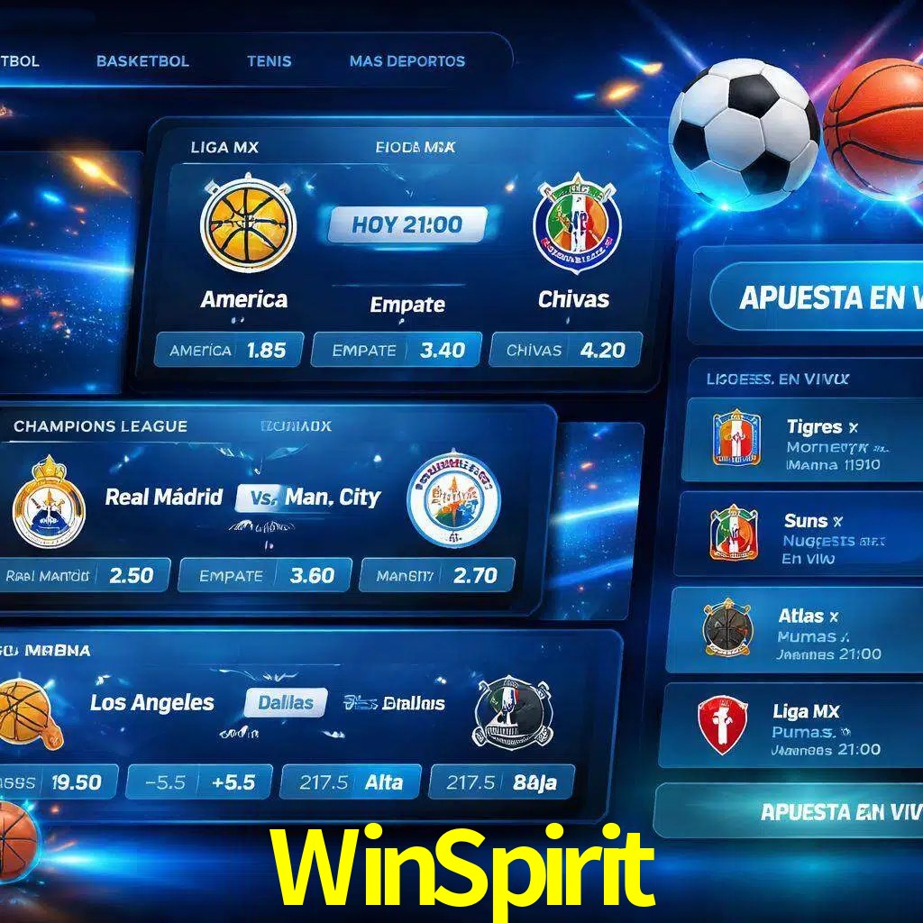 Mercados de apuestas deportivas WinSpirit para jugadores en México