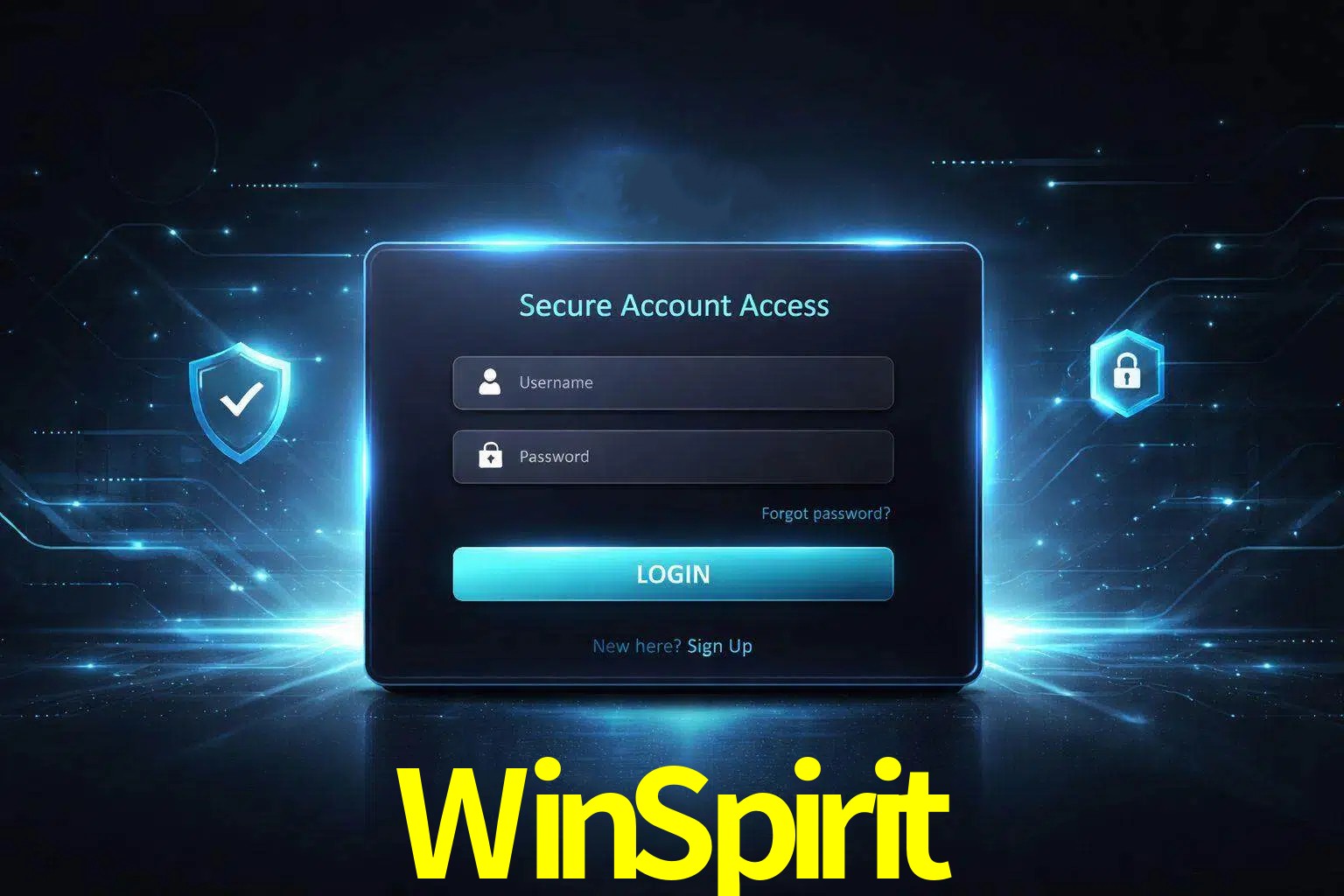 Pantalla de inicio de sesión de cuenta WinSpirit para usuarios en México